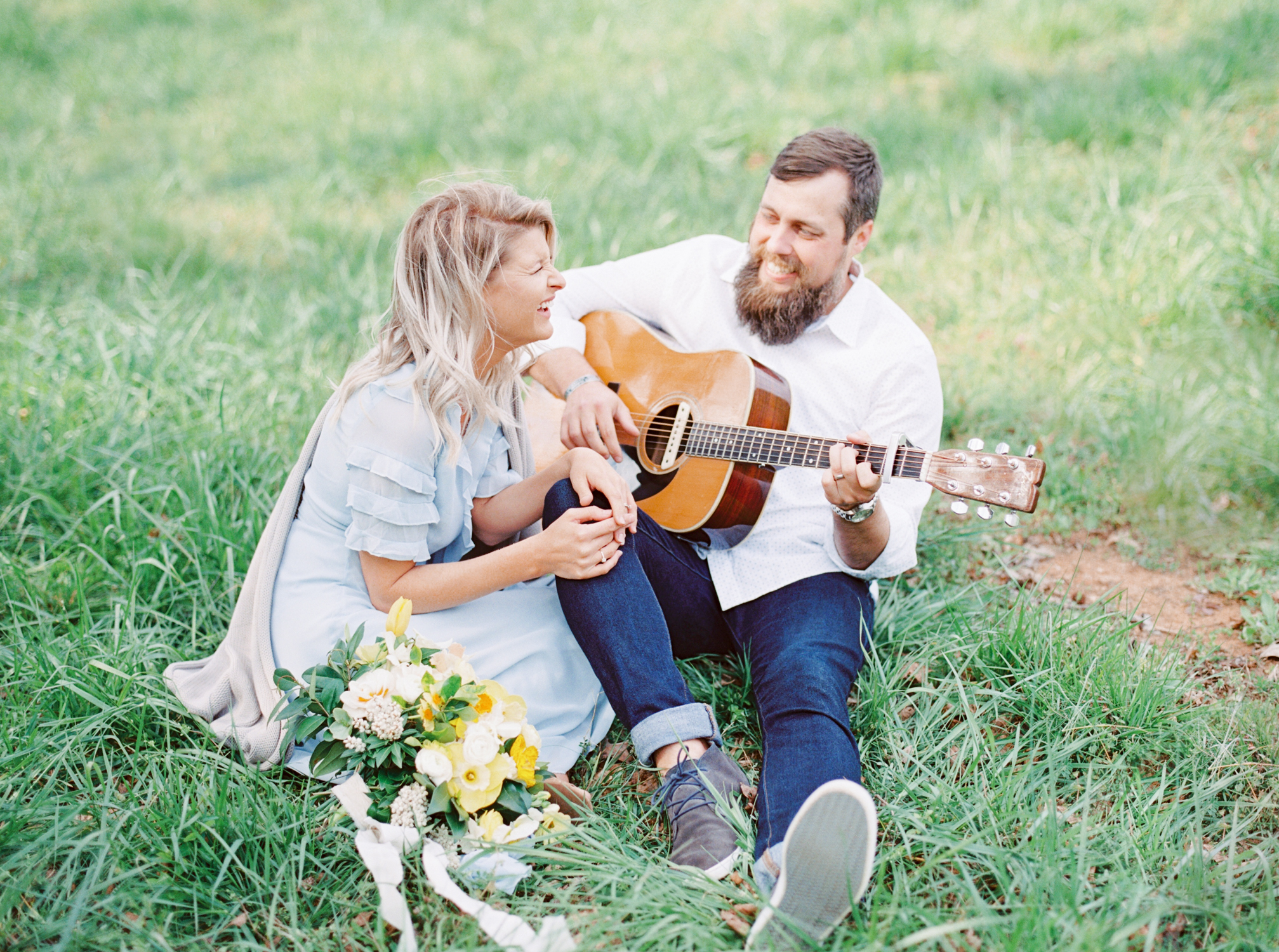 hannah forsberg atlanta wedding photographer whitney spence anniversary session with miniature donkeys and horse-15.jpg