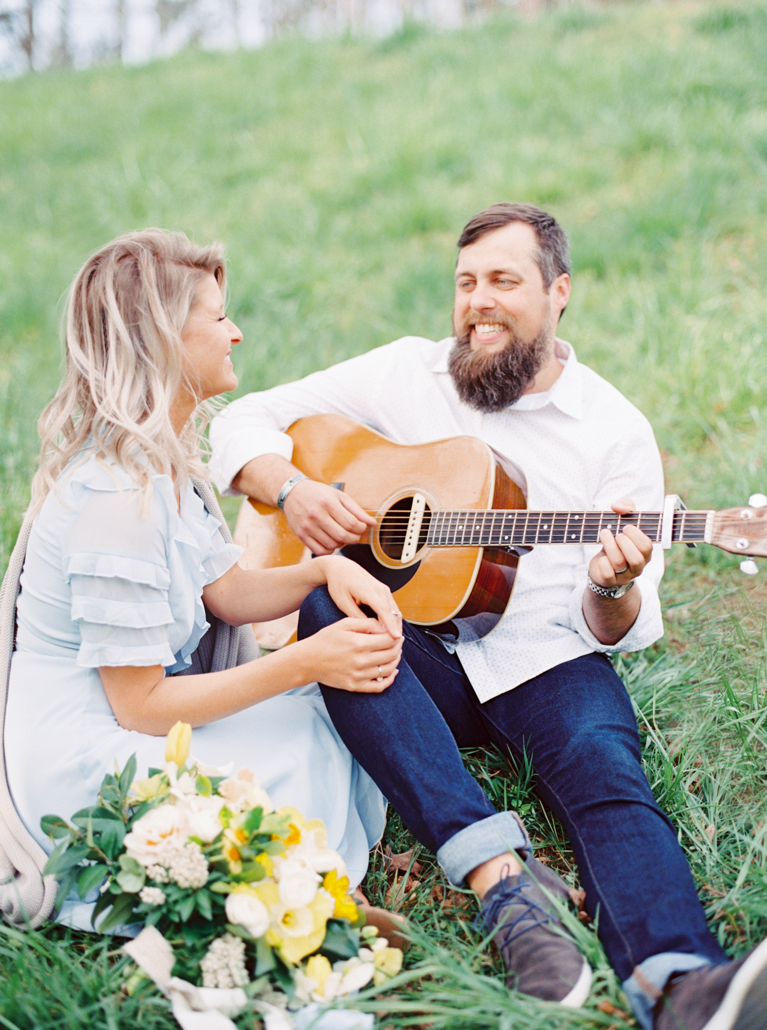 hannah forsberg atlanta wedding photographer whitney spence anniversary session with miniature donkeys and horse-16.jpg