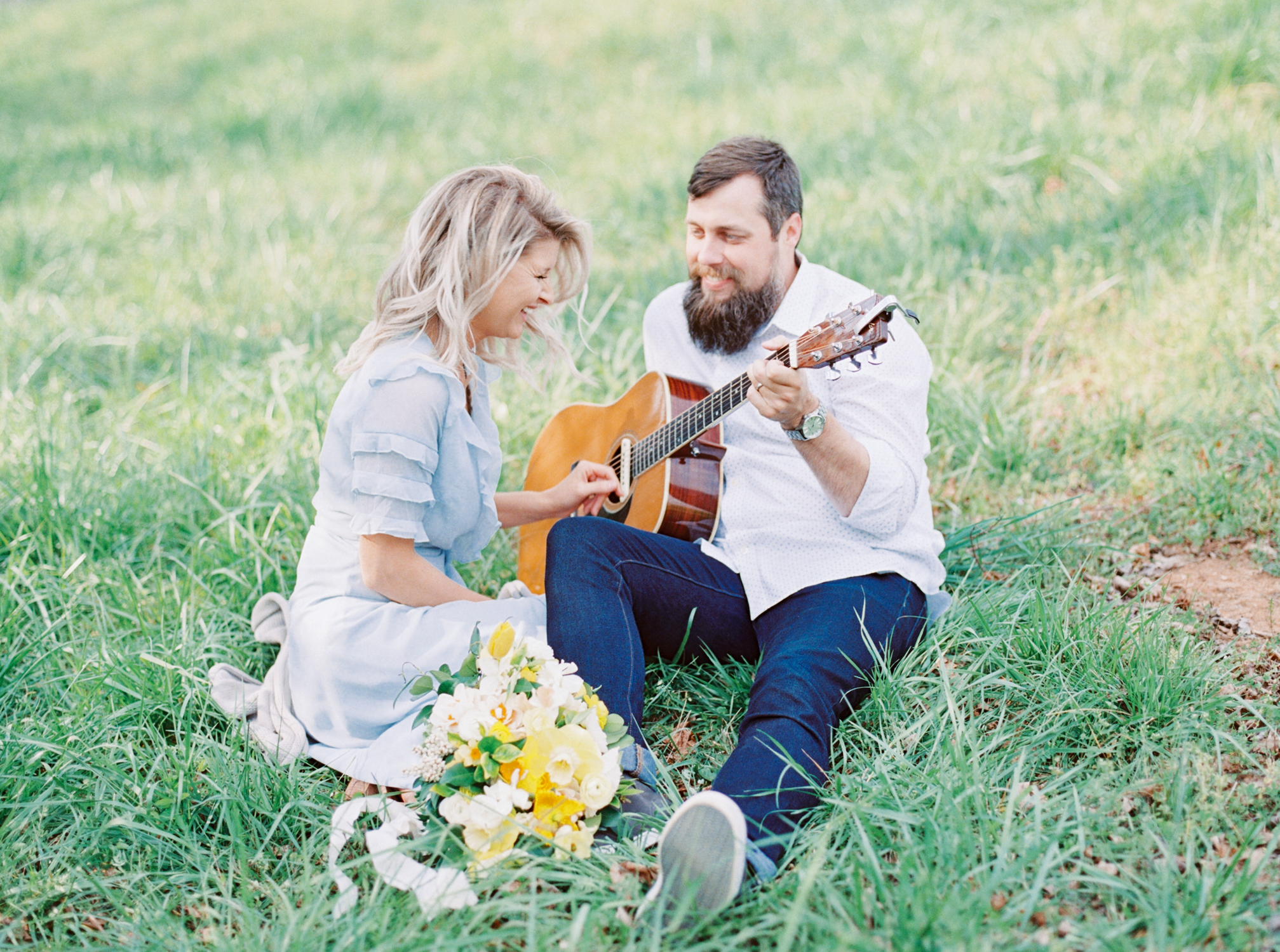 hannah forsberg atlanta wedding photographer whitney spence anniversary session with miniature donkeys and horse-19.jpg