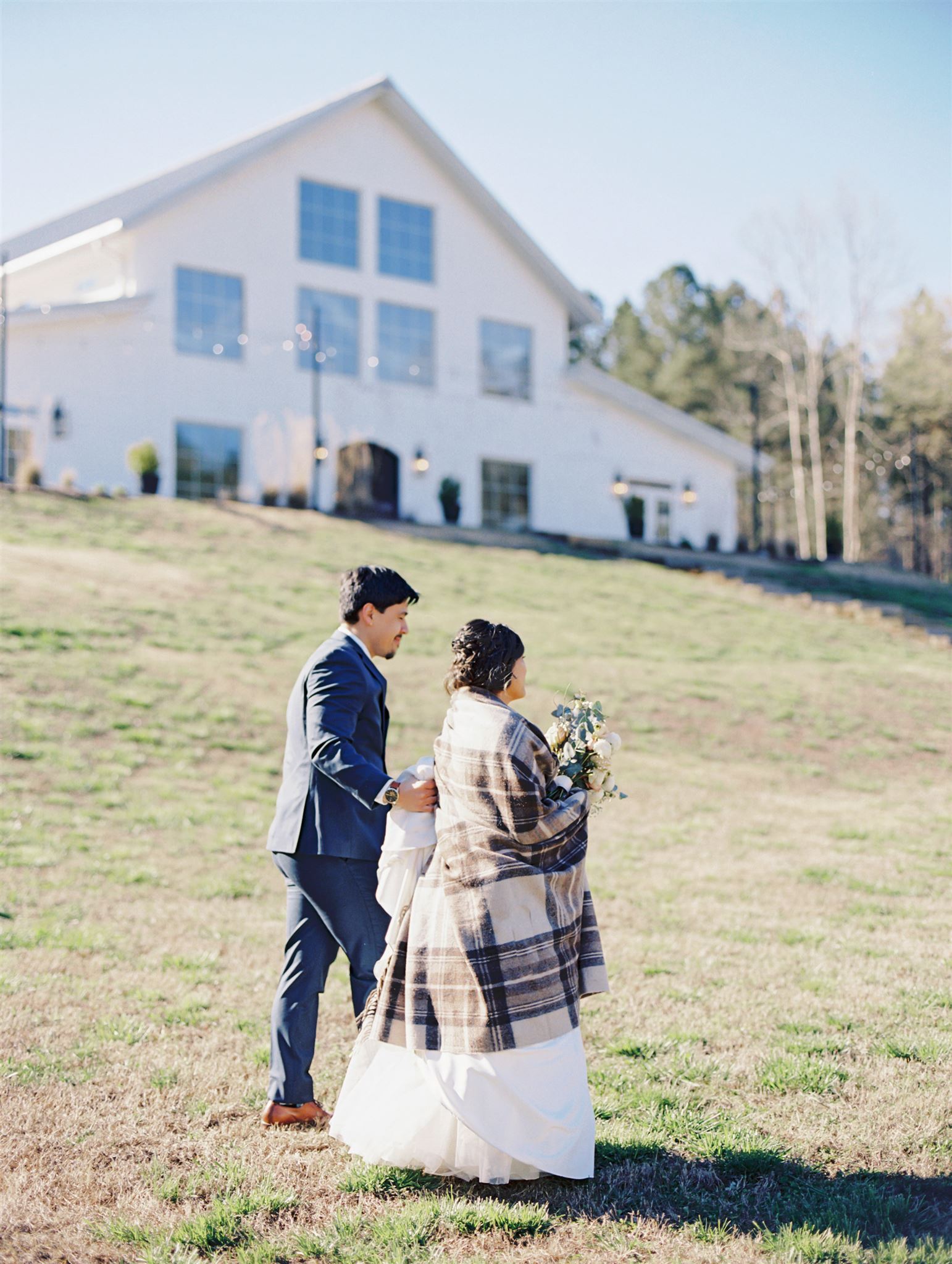 couple bride and groom portraits Circle B Event Venue Wedding by Hannah Forsberg Fine art destination photography atlanta georgia