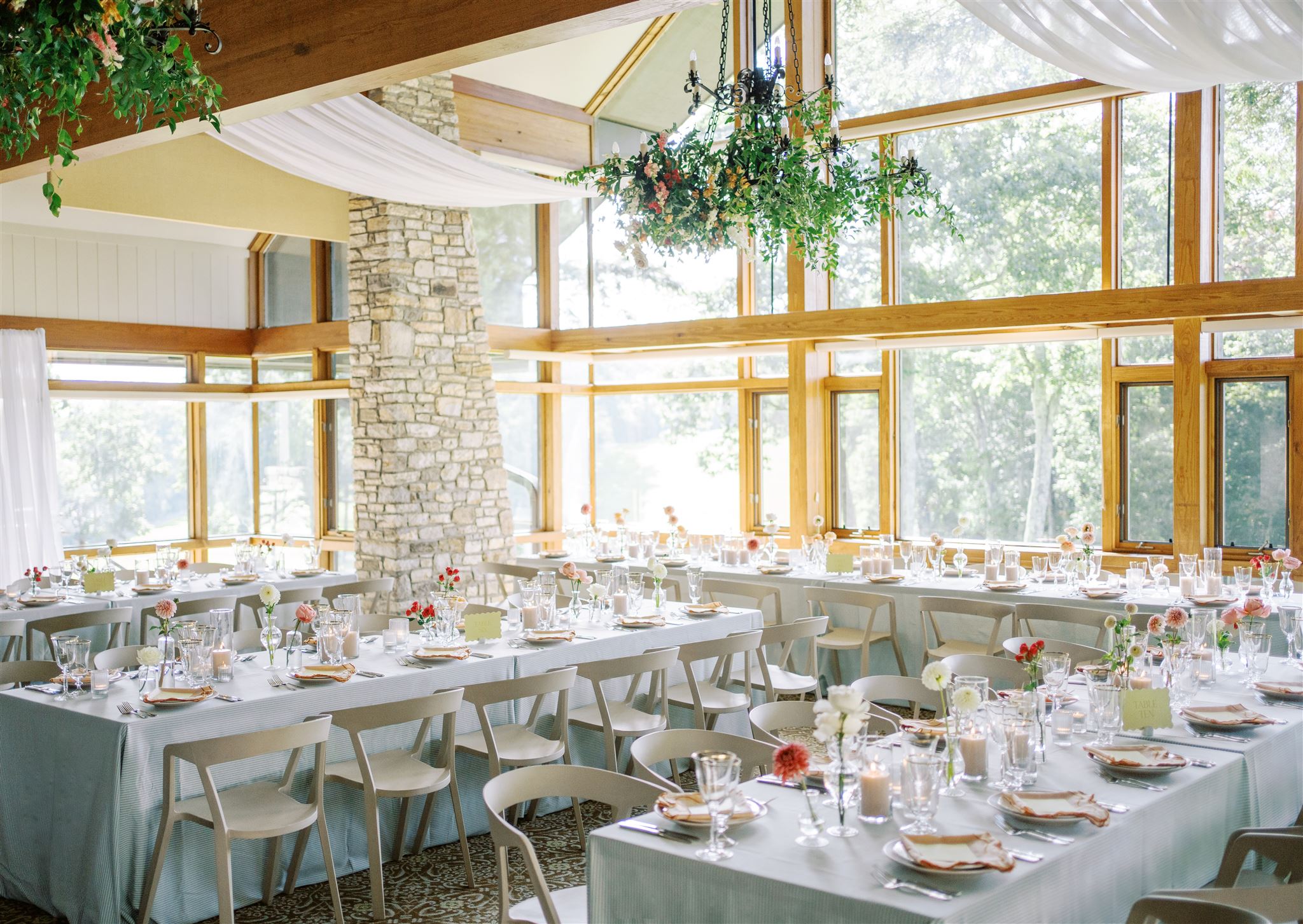 Highlands North Carolina Country Club Wedding Colorful Summer